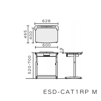 コクヨ-児童生徒用机-可動式-GIGAポケットタイプ＜スリット付き＞-W600×D465-プレーンナチュラル色-Mサイズ-JIS規格対応-ESD-CAT1RPM-EZMG21 | 2 | ブング・ステーション