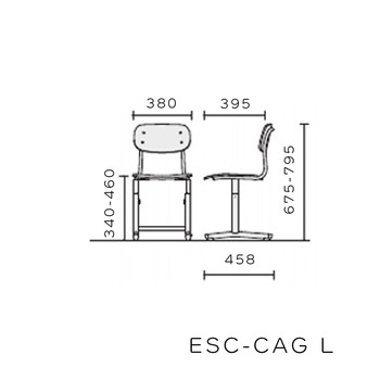 コクヨ-児童生徒用イス-可動式-背座合板-ホワイトナチュラル色-Lサイズ-JIS規格対応-ESC-CAGL-EZWL01 | 2 | ブング・ステーション