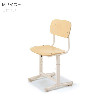 コクヨ-児童生徒用イス-可動式-背座合板-ホワイトナチュラル色-Mサイズ-JIS規格対応-ESC-CAGM-EZWL01 | 1 | ブング・ステーション