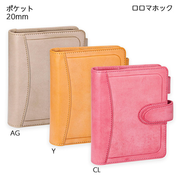 レイメイ藤井-システム手帳-ダ・ヴィンチ-グランデ-ロロマホック-ポケットサイズ-リング20mm-限定-DP1413-CL／コーラル | 2 | ブング・ステーション