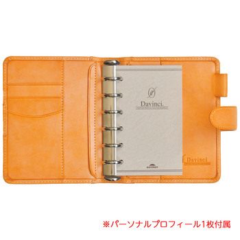 レイメイ藤井-システム手帳-ダ・ヴィンチ-グランデ-ロロマホック-ポケットサイズ-リング20mm-限定-DP1413-CL／コーラル | 3 | ブング・ステーション