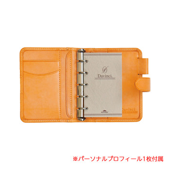 レイメイ藤井-システム手帳-ダ・ヴィンチ-グランデ-ロロマホック-mini5サイズ-リング16mm-限定-DPM1414-CL／コーラル | 3 | ブング・ステーション