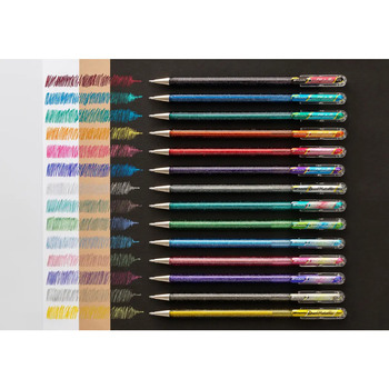 ぺんてる-ボールペン-デュアルメタリック＜Dual-Metallic＞-1-0mm-14色セット-K110-D14ST | 3 | ブング・ステーション