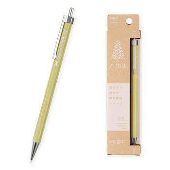 トンボ鉛筆-シャープペンシル-0-5mm-木物語-DHA-151D-リーフグリーン | 1 | ブング・ステーション