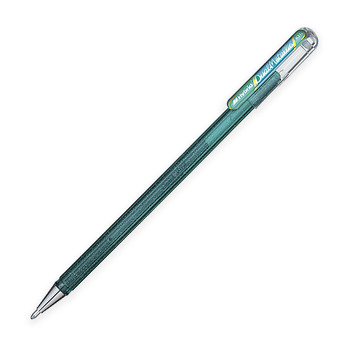 ぺんてる-ボールペン-デュアルメタリック＜Dual-Metallic＞-1-0mm-K110-DD-グリーン-メタリックブルー | 1 | ブング・ステーション