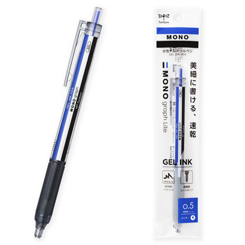 トンボ鉛筆-水性ゲルボールペン-モノグラフライト＜MONO-graph-Lite＞-0-5mm-FCG-126A-モノカラー（青インク） | 1 | ブング・ステーション