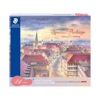 ステッドラー-カラト-アクェレル水彩色鉛筆＜スペシャルパッケージ＞-24色セット--karat-aquarell--125M24W25 | 1 | ブング・ステーション