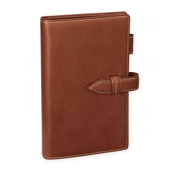 レイメイ藤井-システム手帳-ダ・ヴィンチ-グランデ-オイルレザー-聖書サイズ-リング15mm-DB1408E-ダークブラウン | 1 | ブング・ステーション