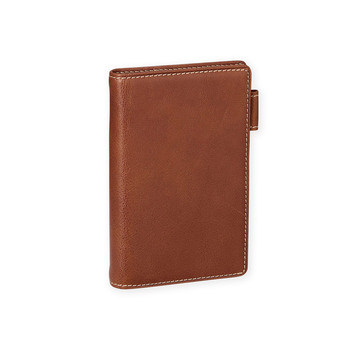 レイメイ藤井-システム手帳-ダ・ヴィンチ-グランデ-オイルレザー-ジャストリフィルポケットサイズ-リング11mm-JDP1411E-ダークブラウン | 1 | ブング・ステーション