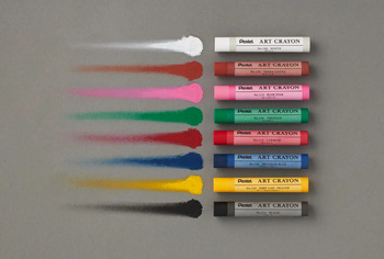 ぺんてる-アートクレヨン-８色-スケッチブックセット-限定-PTAC-8ST1 | 3 | ブング・ステーション