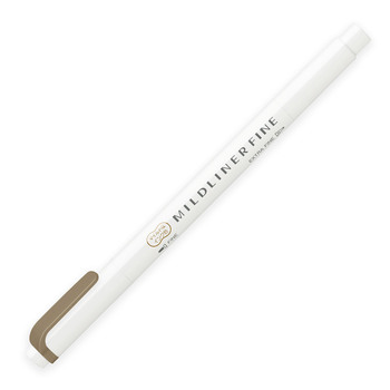 ゼブラ-水性マーカー-マイルドライナーファイン-細・極細両用-水性顔料-限定-WYT9--ME／マイルドブラウン | 1 | ブング・ステーション