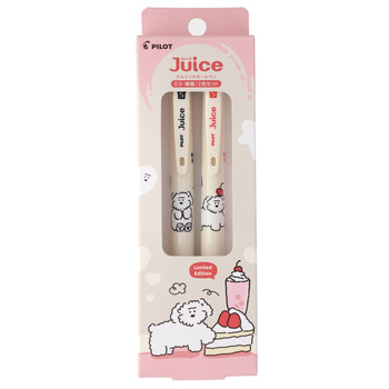 パイロット-ゲルインキボールペン-ジュース05-限定-ジュースxブランチブラザー-2色セット-LJUEFB252C-GCH-黒x赤 | 1 | ブング・ステーション