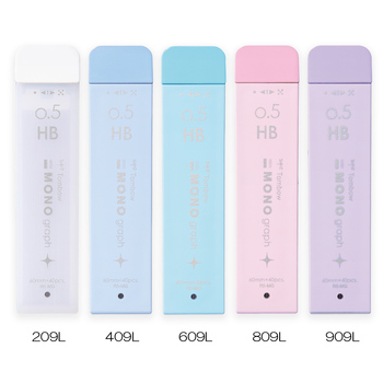 トンボ鉛筆-シャープ芯-モノグラフMG＜MONO-graph-MG＞-0-5mm-HB-シマーエディション-限定-R5-MGHB-909L／ライラック | 2 | ブング・ステーション