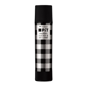 トンボ鉛筆-スティックのり-PIT-ピットハイパワーS-限定柄ブラック-PT-TPG02L-チェック | 1 | ブング・ステーション
