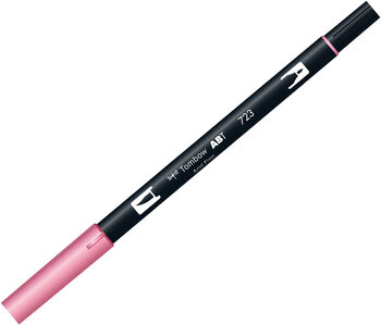 トンボ鉛筆-水性マーカー-ＡＢ－Ｔ＜Pink-ピンク-＞-デュアルブラッシュペン-AB-T723 | 1 | ブング・ステーション