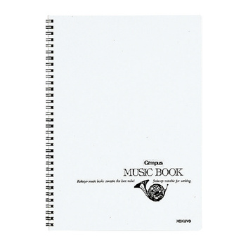 コクヨ-音楽帳-ツインリングとじ--A4-五線譜12段-30枚--5冊セット--オン-T10 | 1 | ブング・ステーション