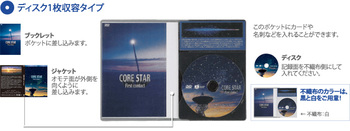 コクヨ-CD-DVD用ソフトケース＜MEDIA-PASS＞トールサイズ-1枚収容-100枚-黒-EDC-DME1-100D | 2 | ブング・ステーション