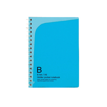 コクヨ-ポケットノート-ホルダータイプ-50枚-B罫-A6--同色5冊セット--ノ-470LB-ライトブルー | 1 | ブング・ステーション