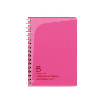 コクヨ-ポケットノート-ホルダータイプ-50枚-B罫-A6--同色5冊セット--ノ-470P-ピンク | 1 | ブング・ステーション