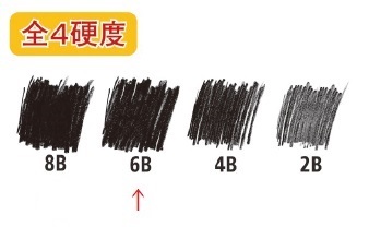 ステッドラー-マルス-ルモグラフ-ブラック-描画用高級鉛筆【6B】--12本セット--100B-6B | 2 | ブング・ステーション