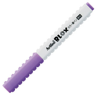 シャチハタ-Artline-BLOX-カラー筆ペン＜蛍光色＞-KTX-FF-V-パープル | 1 | ブング・ステーション