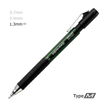 コクヨ-鉛筆シャープ-TypeM-1-3mm-本体色-緑-PS-P401G-1P | 1 | ブング・ステーション