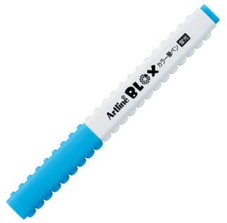 シャチハタ-Artline-BLOX-カラー筆ペン＜蛍光色＞-KTX-FF-B-ブルー | 1 | ブング・ステーション