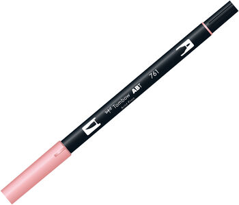 トンボ鉛筆-水性マーカー-ＡＢ－Ｔ＜Carnation-カーネーション-＞-デュアルブラッシュペン-AB-T761 | 1 | ブング・ステーション