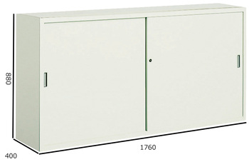 コクヨ-S型保管庫-保管庫浅型-引き違い戸タイプ-W1760H880-上置き-S-U635F1 | 1 | ブング・ステーション