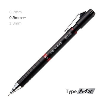 コクヨ-鉛筆シャープ-TypeMx-0-9mm-本体色-赤-PS-P500R-1P | 1 | ブング・ステーション