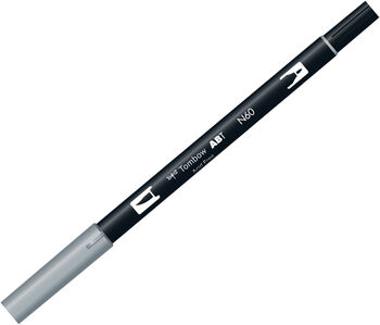 トンボ鉛筆-水性マーカー-ＡＢ－Ｔ＜Cool-Gray-6-クールグレイ6-＞-デュアルブラッシュペン-AB-TN60 | 1 | ブング・ステーション
