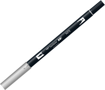 トンボ鉛筆-水性マーカー-ＡＢ－Ｔ＜Cool-Gray-3-クールグレイ3-＞-デュアルブラッシュペン-AB-TN75 | 1 | ブング・ステーション