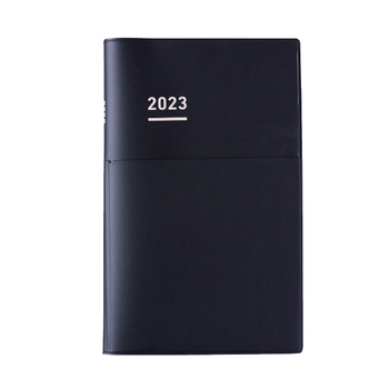 コクヨ-ジブン手帳Biz-2023-A5スリム-マットカバータイプ-マットブラック-ニ-JB1D-23 | 1 | ブング・ステーション
