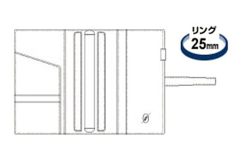 レイメイ藤井-ダ・ヴィンチグランデ-オールアース-A5サイズ-システム手帳-リング25mm-DSA4051B-ブラック | 4 | ブング・ステーション