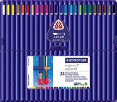 ステッドラー-エルゴソフト-アクェレル水彩色鉛筆-24色セット-156-SB24 | 1 | ブング・ステーション