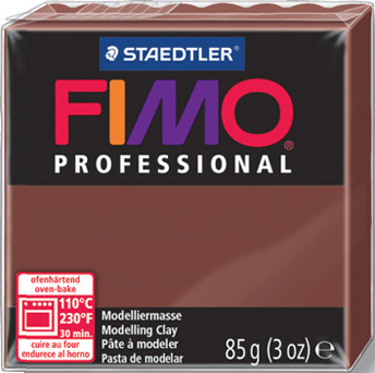 ステッドラー-CLAY-FIMO-オーブンクレイ-フィモ-プロフェッショナル-＜チョコレート＞-8004-77 | 1 | ブング・ステーション