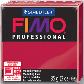 ステッドラー-CLAY-FIMO-オーブンクレイ-フィモ-プロフェッショナル-＜カーマイン＞-8004-29 | ブング・ステーション