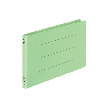 コクヨ-統一伝票用フラットファイル樹脂製とじ具-B4-1-3横--10冊セット--フ-V49G-緑 | ブング・ステーション