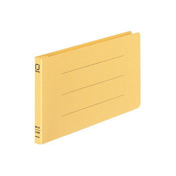 コクヨ-統一伝票用フラットファイル樹脂製とじ具-B4-1-3横--10冊セット--フ-V49Y-黄 | ブング・ステーション