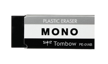 トンボ鉛筆-消しゴム-モノPE01-ブラック-PE-01AB | 1 | ブング・ステーション
