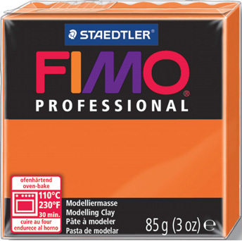 ステッドラー-CLAY-FIMO-オーブンクレイ-フィモ-プロフェッショナル-＜オレンジ＞-8004-4 | 1 | ブング・ステーション