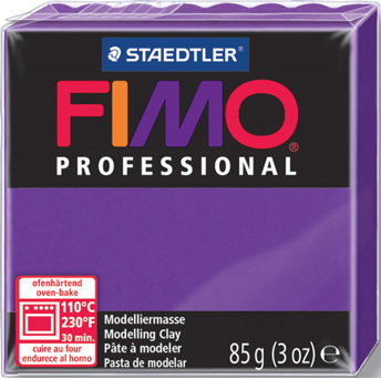 ステッドラー-CLAY-FIMO-オーブンクレイ-フィモ-プロフェッショナル-＜パープル（旧ライラック）＞-8004-6 | ブング・ステーション