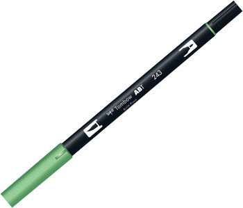 トンボ鉛筆-水性マーカー-ＡＢ－Ｔ＜Mint-ミント-＞-デュアルブラッシュペン-AB-T243 | 1 | ブング・ステーション