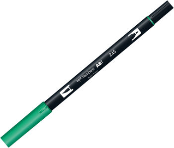 トンボ鉛筆-水性マーカー-ＡＢ－Ｔ＜Sap-Green-サップグリーン-＞-デュアルブラッシュペン-AB-T245 | 1 | ブング・ステーション