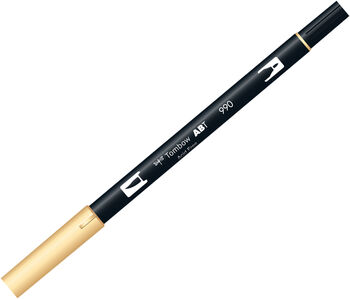 トンボ鉛筆-水性マーカー-ＡＢ－Ｔ＜Light-Sand-ライトサンド-＞-デュアルブラッシュペン-AB-T990 | 1 | ブング・ステーション