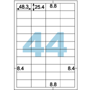 ヒサゴ-A4タックシール-44面-連続給紙タイプ--5セット--OP901 | 2 | ブング・ステーション