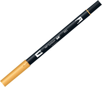 トンボ鉛筆-水性マーカー-ＡＢ－Ｔ＜Light-Ochre-ライトオーカー-＞-デュアルブラッシュペン-AB-T991 | 1 | ブング・ステーション