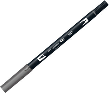 トンボ鉛筆-水性マーカー-ＡＢ－Ｔ＜Cool-Gray-10-クールグレイ10-＞-デュアルブラッシュペン-AB-TN45 | 1 | ブング・ステーション