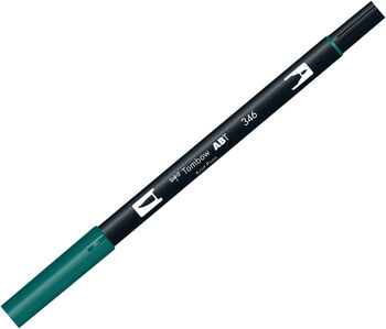 トンボ鉛筆-水性マーカー-ＡＢ－Ｔ＜Sea-Green-シーグリーン-＞-デュアルブラッシュペン-AB-T346 | 1 | ブング・ステーション