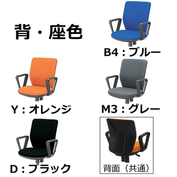 コクヨ-AXチェア-椅子-肘付き-AXB-R4B4-ブルー | 2 | ブング・ステーション
